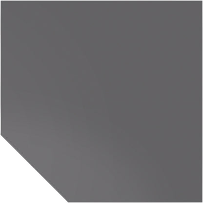 RENATUS - Linking top, trapezoidal, with height adjustable support leg, graphite / graphite.