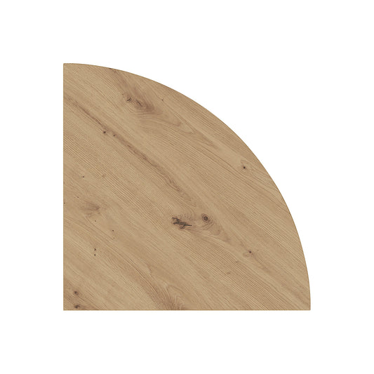 ANNY - Linking top, 90° quarter circle, knotty oak.