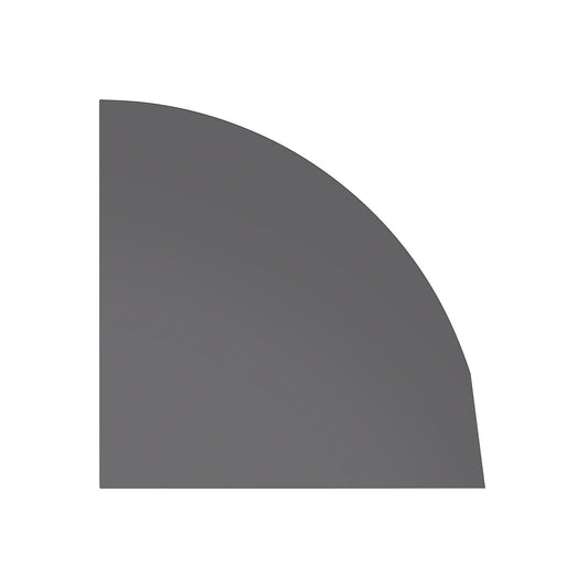 ANNY - Linking top, 90° quarter circle, graphite.