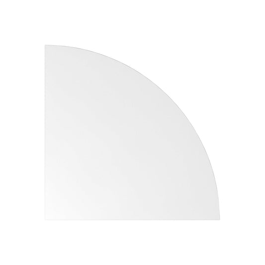 ANNY - Linking top, 90° quarter circle, white.