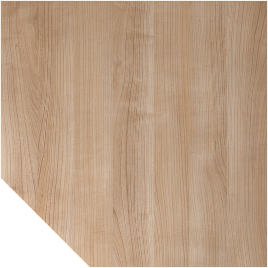 ANNY - Linking top, trapezoidal incl. support leg, walnut finish / white.