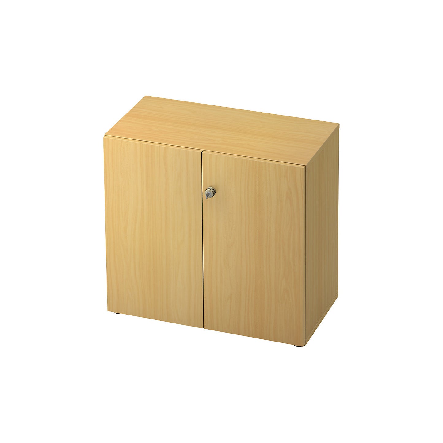 Filing cupboard, hinged doors, 1 shelf, beech / beech.