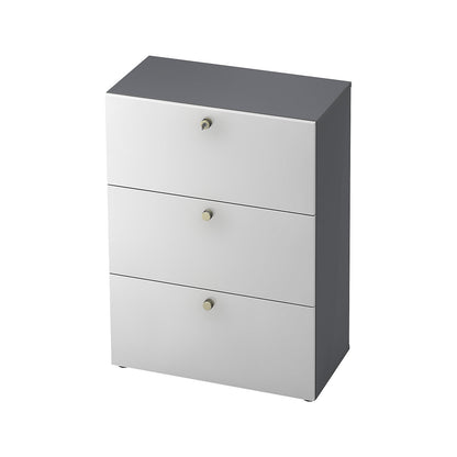 Suspension file cabinet, HxWxD 1100 x 800 x 420 mm, graphite / white.