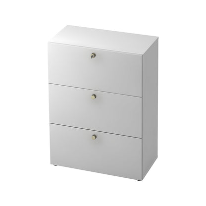Suspension file cabinet, HxWxD 1100 x 800 x 420 mm, white / aluminium silver.