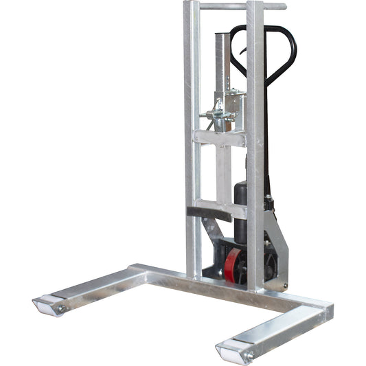 FHR 600 G drum mover, with gripper device, lifting height 600 mm, zinc plated.