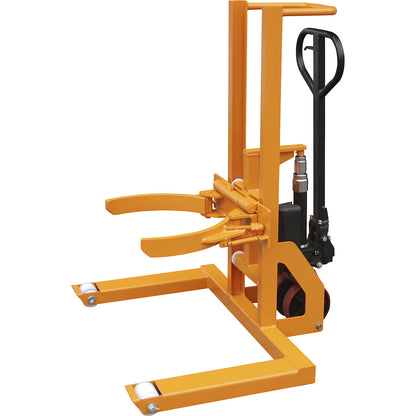 FHR 600 K drum mover, with drum clamp, lifting height 600 mm, yellow orange.