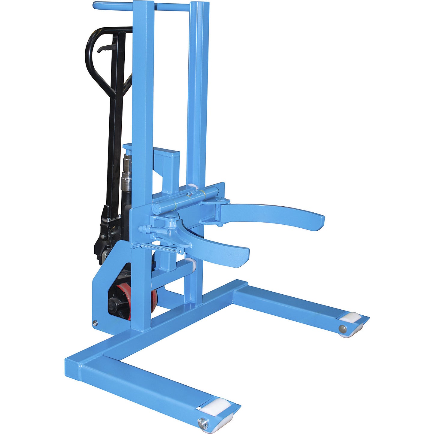 FHR 600 K drum mover, with drum clamp, lifting height 600 mm, light blue.