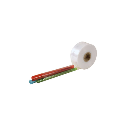 Tubular shrink film, material thickness 50 µm, LxW 500 m x 200 mm.