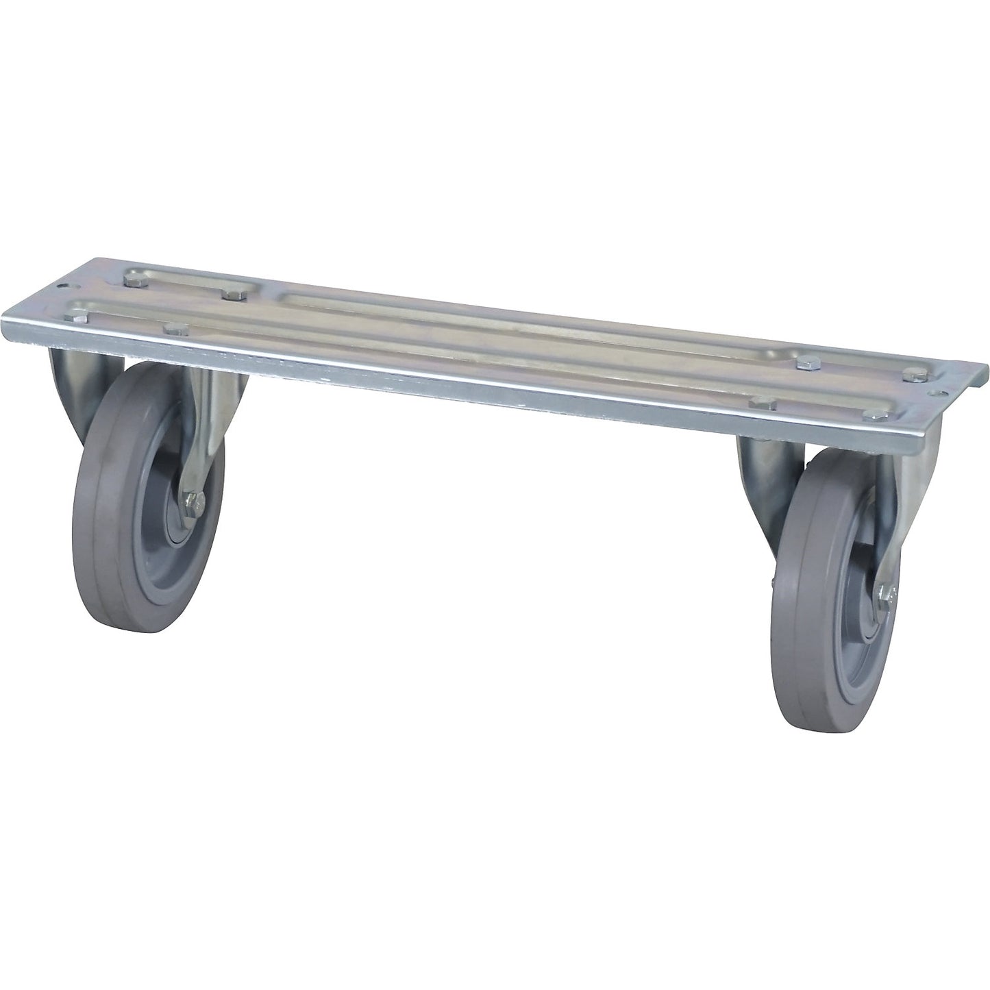 Centre stop cross bar, for width 700 mm, fixed castor, 350 kg.