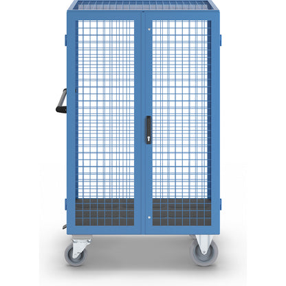 Shelf truck, double door and central stop, without shelves.