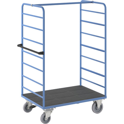 Shelf truck, 2 side panels, with centre stop, platform 1175 x 800 mm.