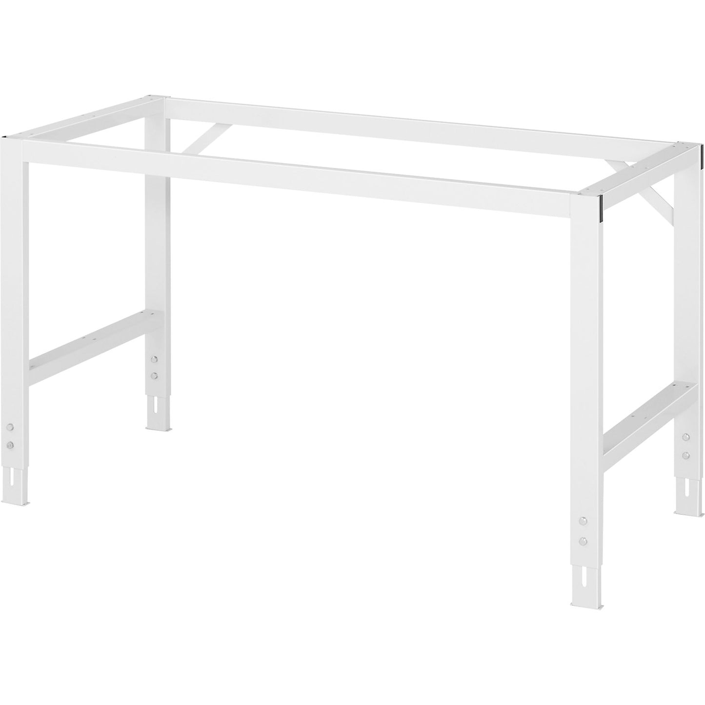 Work table with drawer cupboard, base container with 1 drawer 150 mm, WxD 1500 x 800 mm, solid beech wood panel, thickness 25 mm.