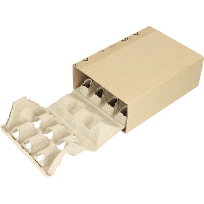L-Box retention packaging, with moulded fibre, basic, LxWxH 277 x 163 x 80 mm, pack of 30.