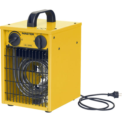 B 2 electric heater, 230 V/50 - 60 Hz/single phase, LxWxH 220 x 200 x 330 mm.
