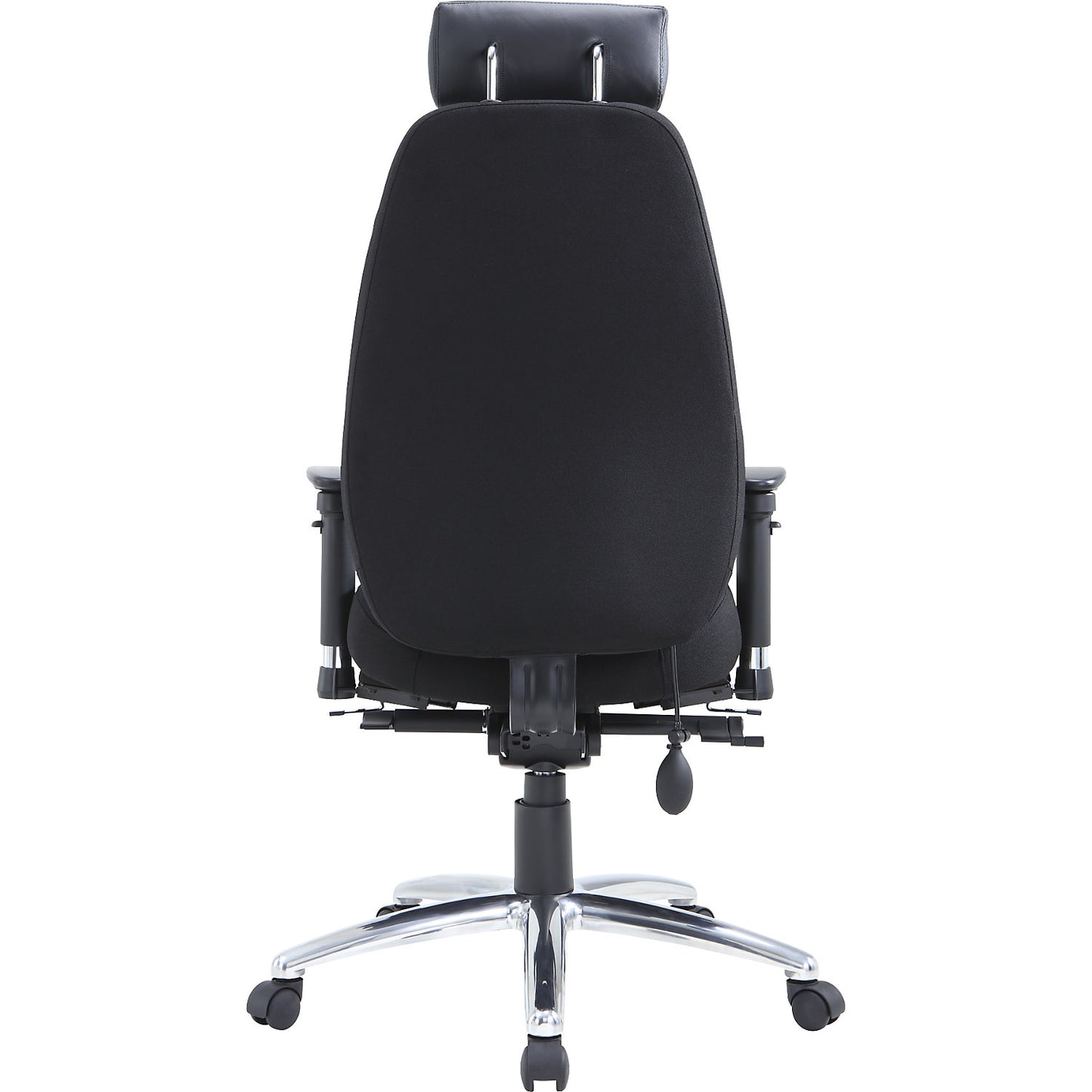 Orion office chair, with 4D arm rests and synchronous mechanism, black.
