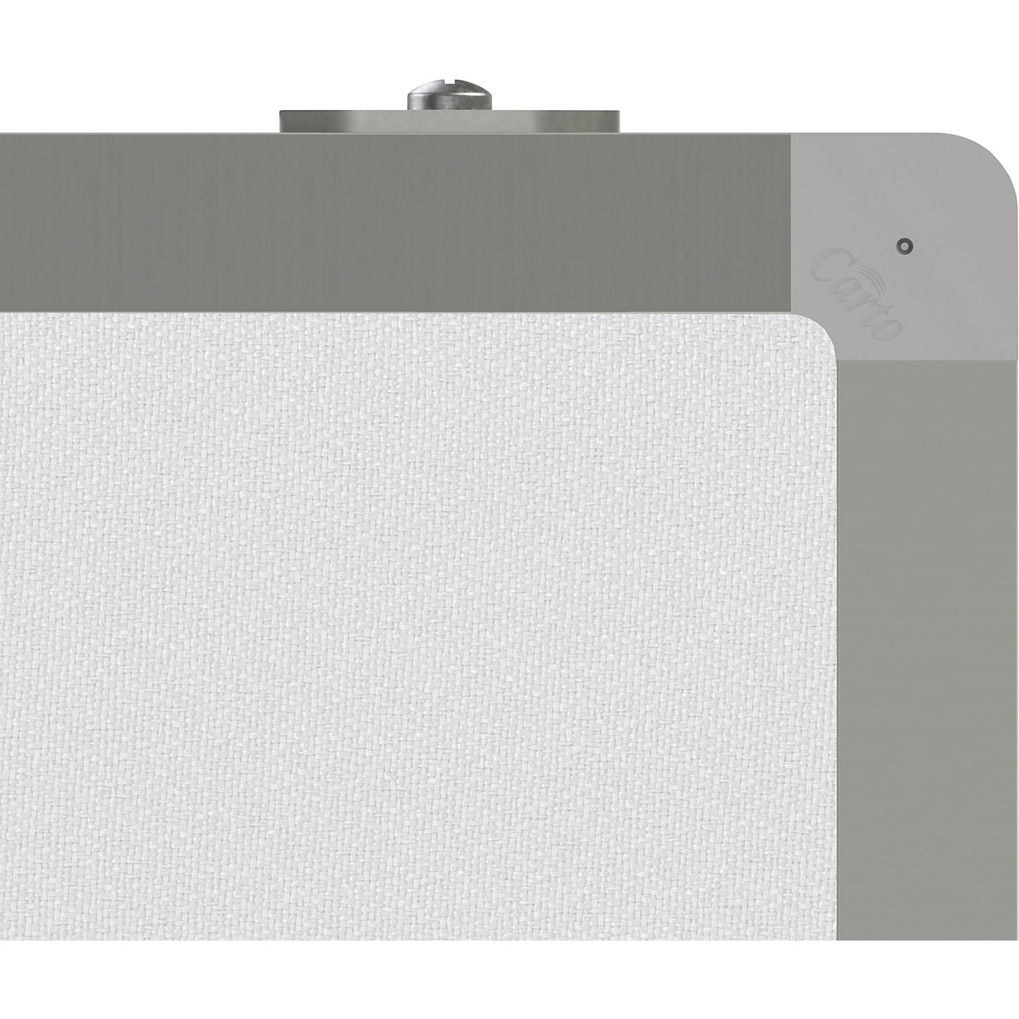 Display panel, mobile, fabric, both sides, white, WxH 1200 x 1500 mm.