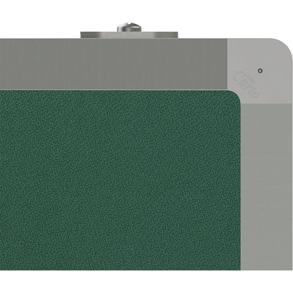 Presentation board, folding and mobile, HxWxD 1905 x 3040 x 500 mm, green.