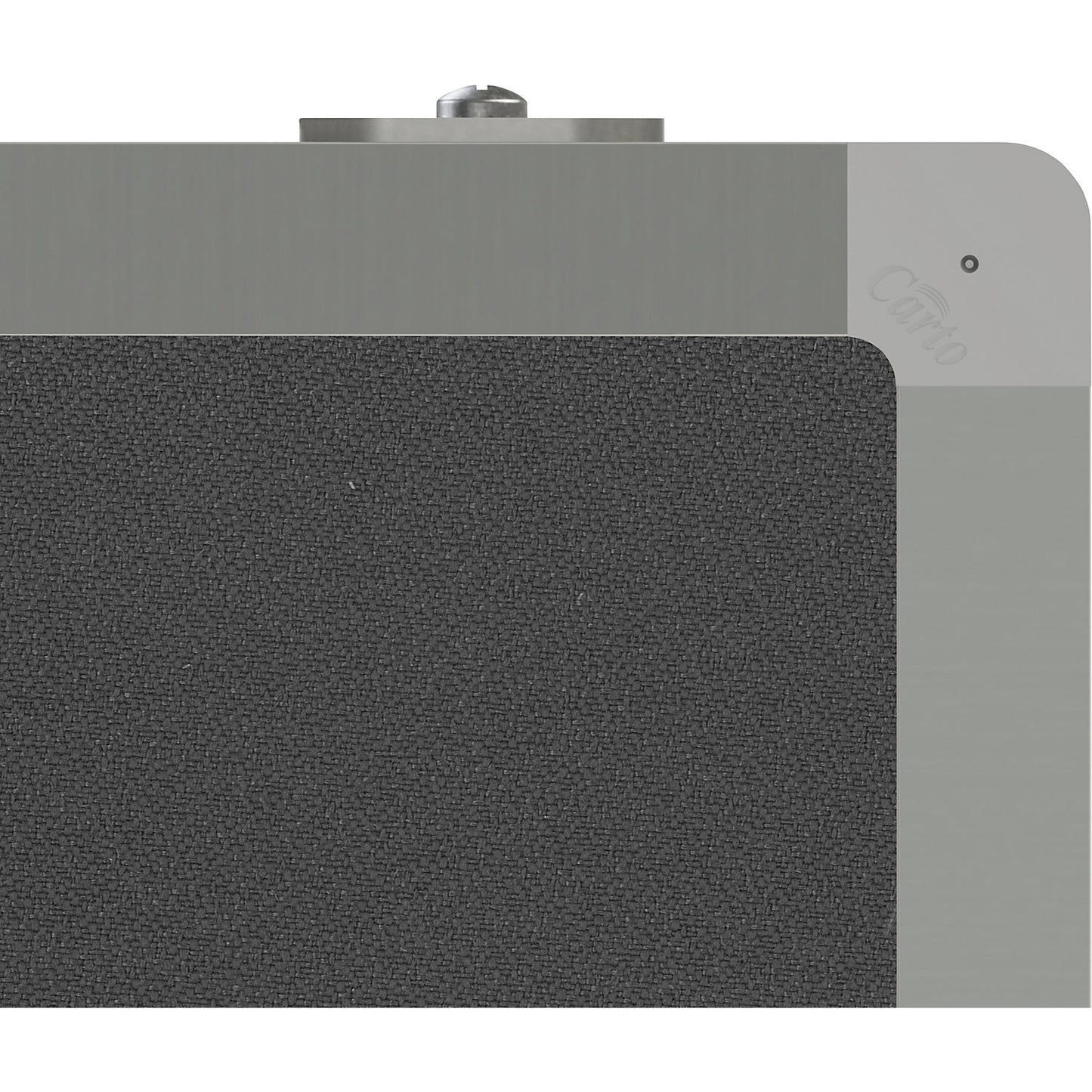 Presentation board, folding and mobile, HxWxD 1905 x 3040 x 500 mm, charcoal.