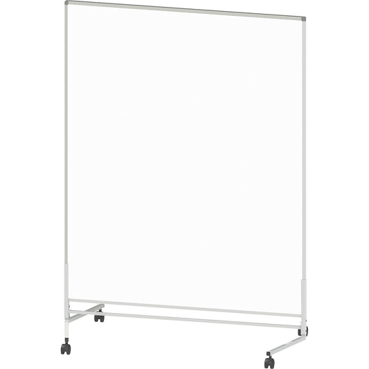 Display panel, mobile, fabric, both sides, white, WxH 1200 x 1500 mm.