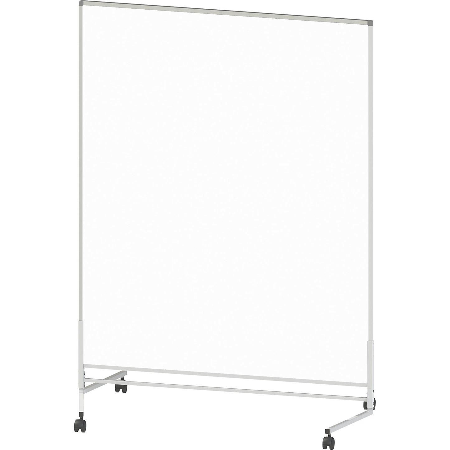 Display panel, mobile, fabric, both sides, white, WxH 1200 x 1500 mm.