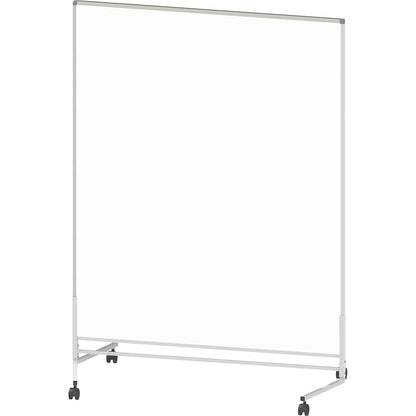 Display panel, mobile, fabric, both sides, white, WxH 1200 x 1500 mm.