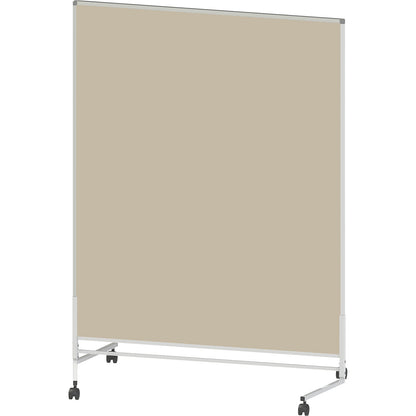 Display panel, mobile, fabric, both sides, beige, WxH 1200 x 1500 mm.