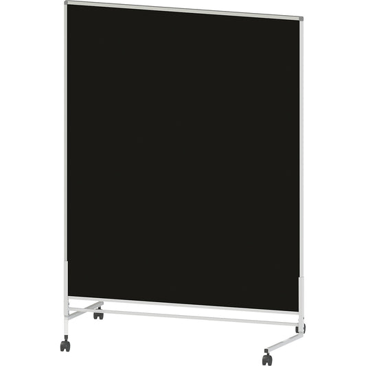Display panel, mobile, fabric, both sides, black, WxH 1200 x 1500 mm.