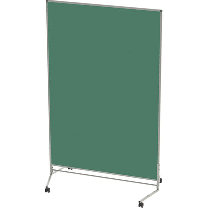 Display panel, mobile, fabric, both sides, green, WxH 1200 x 1800 mm.