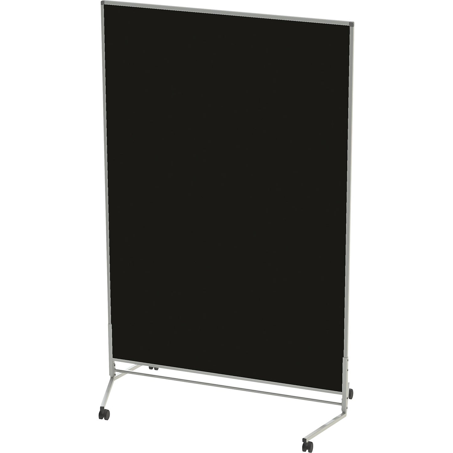 Display panel, mobile, fabric, both sides, black, WxH 1200 x 1800 mm.