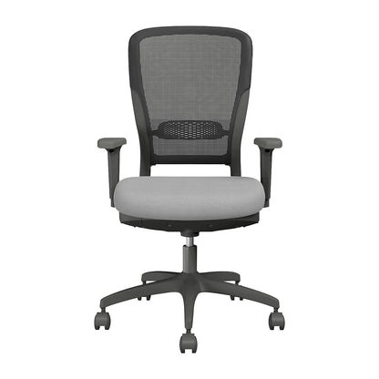 MOTION office chair, mesh backrest, dark grey, grey.