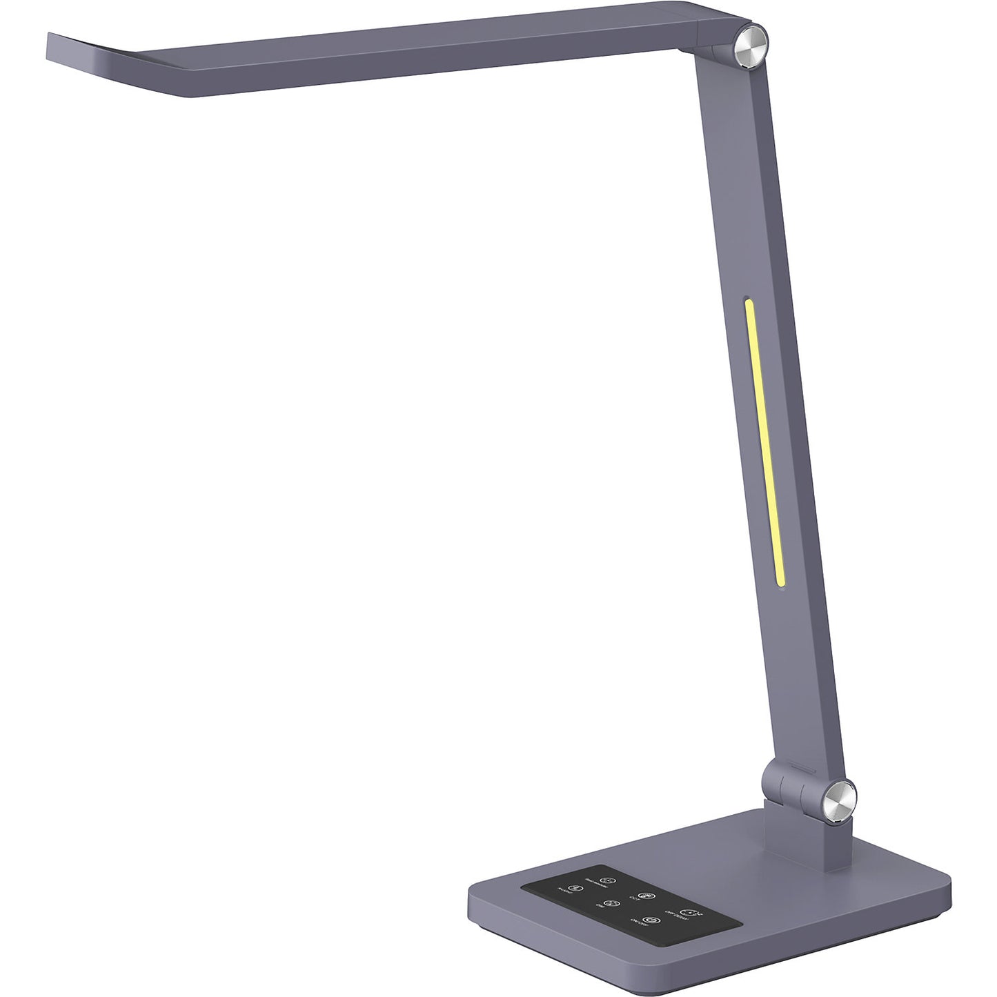 Tide LED desk lamp, dimmable, grey, 480 lm.