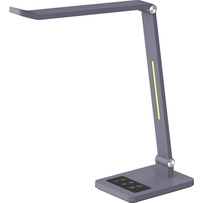 Tide LED desk lamp, dimmable, grey, 480 lm.
