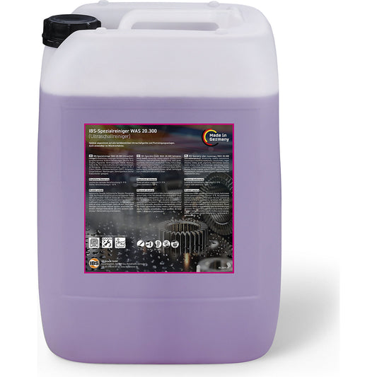 WAS 20.300 ultrasonic cleaning agent, pH value 8 to 9, 20 l canister.