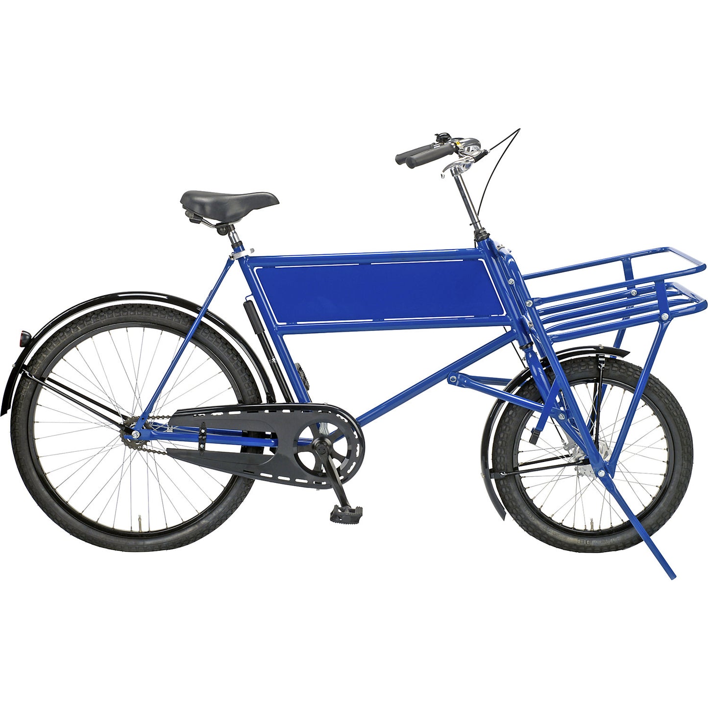 CLASSIC M cargo bicycle, steel, max. load 140 kg, blue.