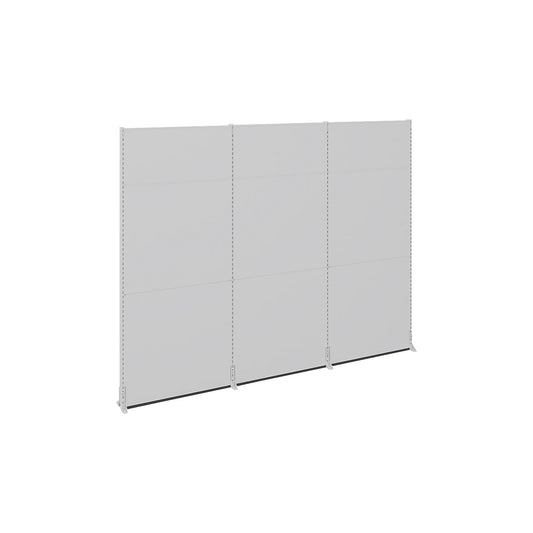 Acoustic partition, office/industry, individual partition walls, LxWxH 3030 x 276 x 2500 mm.