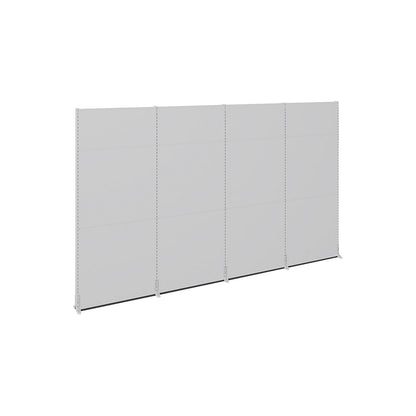 Acoustic partition, office/industry, individual partition walls, LxWxH 4030 x 276 x 2500 mm.