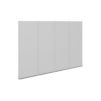 Acoustic partition, office/industry, individual partition walls, LxWxH 4030 x 276 x 3000 mm.