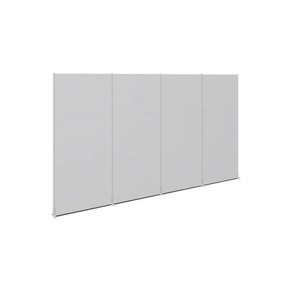Acoustic partition, office/industry, individual partition walls, LxWxH 5030 x 276 x 3000 mm.