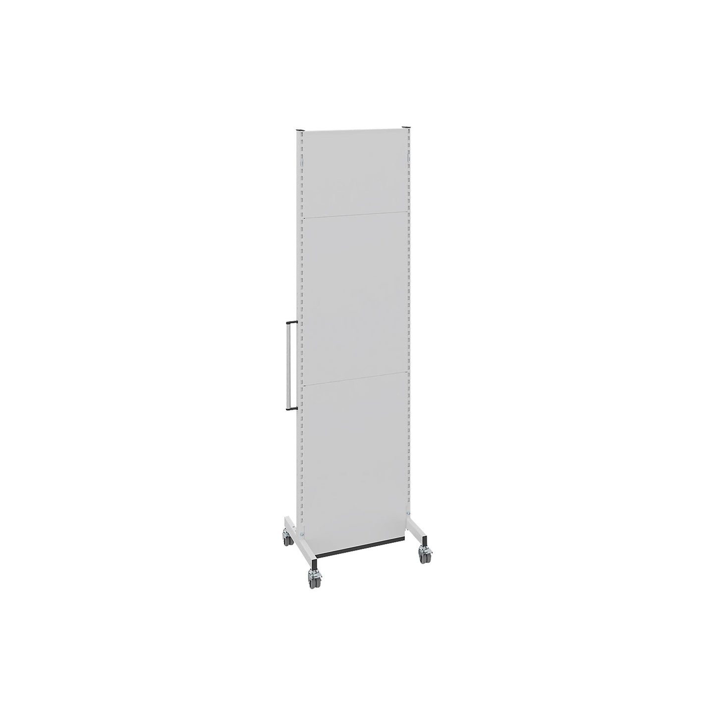 Mobile acoustic divider, for industry and office, LxWxH 625 x 740 x 2521 mm.