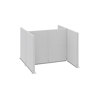 Acoustic partition, industry, complete modules, LxWxH 2900 x 2670 x 2000 mm.