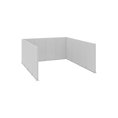 Acoustic partition, industry, complete modules, LxWxH 5230 x 5130 x 2500 mm.