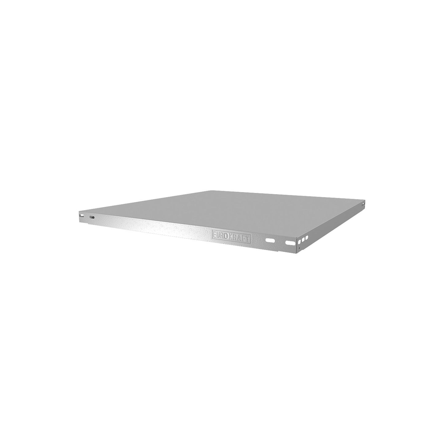Shelf for boltless storage shelving unit, WxD 750 x 800 mm, zinc plated, max. load 300 kg, heavy duty.