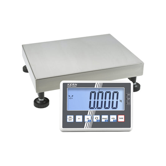 IoT-Line platform scales, weighing platform WxD 400 x 300 mm, max. weighing range 30 kg.