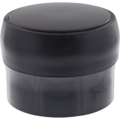 Floor mounted door stopper, Ø 40 mm, pack of 4, 30 mm, black.