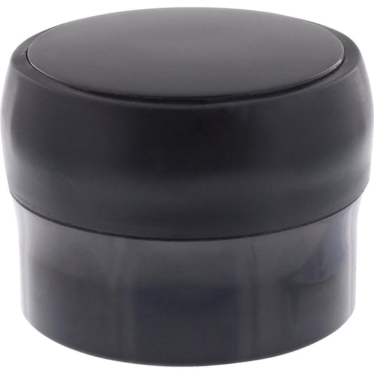 Floor mounted door stopper, Ø 40 mm, pack of 4, 30 mm, black.