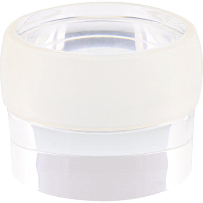 Floor mounted door stopper, Ø 40 mm, pack of 4, 30 mm, transparent.