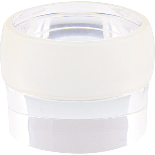 Floor mounted door stopper, Ø 40 mm, pack of 4, 30 mm, transparent.