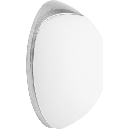 SOG WALL wall mounted door stopper, Ø 38 mm, pack of 2, 15 mm, silver/white.