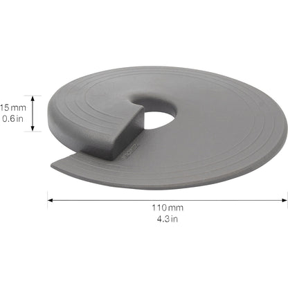 EH69 door wedge, Ø 110 mm, pack of 4, 15 mm, grey.