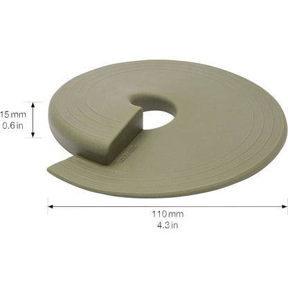 EH69 door wedge, Ø 110 mm, pack of 4, 15 mm, olive.